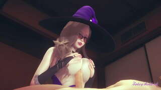 Genshin Darbe Hentai - Bakış Açısı Lisa titjob oral seks ve nüfuz