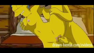 Homer marge&#039;ı sikiyor